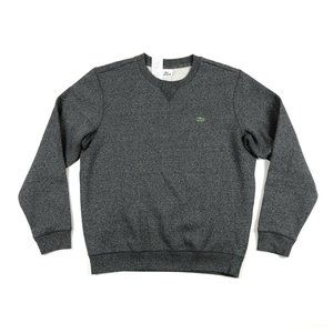 Lacoste Mens Gray Pullover Crewneck Sweatshirt